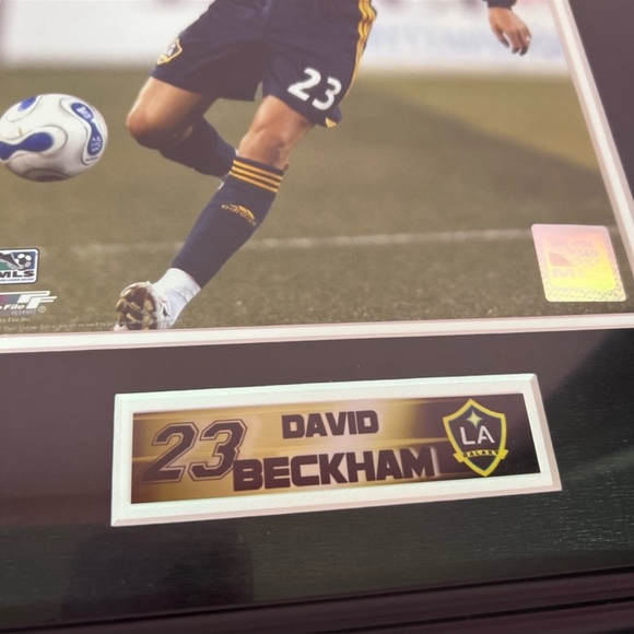 David Beckham L.A. Galaxy MLS Framed Art - Picture 6 of 11